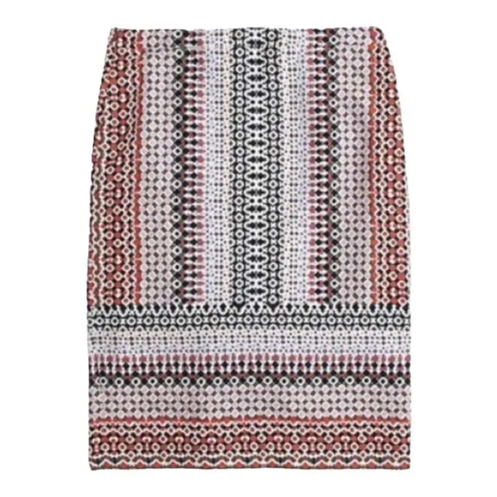 J Crew Colorful Pencil Skirt Size 2 - Picture 2 of 7